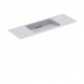 Раковина подвесная GEBERIT ONE 120 см 500.392.01.1 заслонка глянцевый хром Раковина подвесная GEBERIT ONE 120 см 500.392.01.1 заслонка глянцевый хром